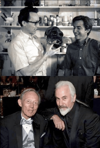 Le 26 juin 2014, Rick Baker souhaitait un joyeux anniversaire à son ami Dick Smith en postant cette photo sur Twitter.
 (Rick Baker/Twitter)