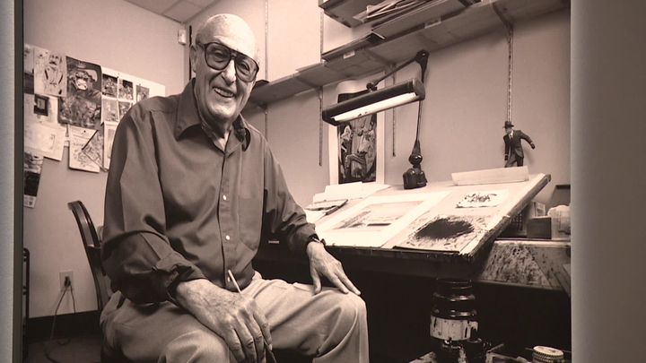 Le dessinateur américain Will Eisner (1917-2005)&nbsp;&nbsp;à l'honneur de la 10 biennale du 9e art de Cherbourg (France 3 Normandie)