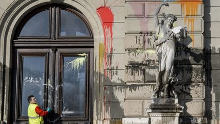 Manifestation pour la culture à Genève
 (Fabrice Coffrini / AFP )