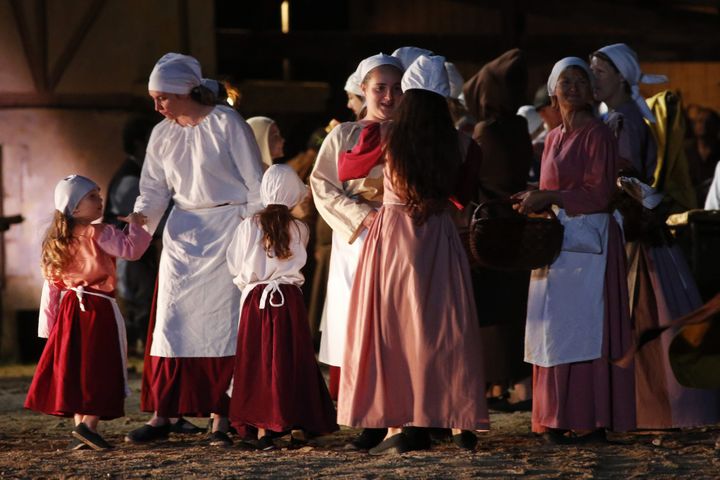 Scène de vie au Moyen-Age, à Castillon-la-bataille
 (PHOTOPQR/LE PARISIEN/MAXPPP)