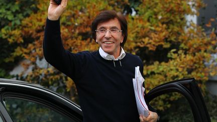 Le patron du PS francophone belge,&nbsp;Elio Di Rupo, pressenti pour &ecirc;tre le Premier ministre d'un futur gouvernement, le 16 novembre &agrave; Bruxelles.&nbsp; (JULIEN WARNAND/AFP)