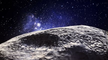 Vue d'artiste d'un astéroïde. (ANDRZEJ WOJCICKI / SCIENCE PHOTO L / AWO / AFP)