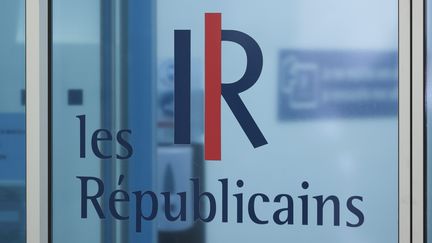 Illustration du logo du parti de droite Les Republicains. (SEBASTIEN MUYLAERT / MAXPPP)