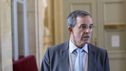 Thierry Mariani, député Les Républicains (LR) a&nbsp;organisé, mardi, à Paris, un colloque sur la Syrie, en présence d'Ayman Soussan, ministre-adjoint des Affaires étrangères syrien. (MAXPPP)