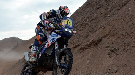 Alain Duclos (Sherco) sur le Dakar 2013 (FRANCK FIFE / AFP)