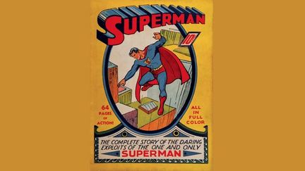 Le premier numéro de &quot;Superman&quot; de 1938
 (SOLENT NEWS/SIPA)