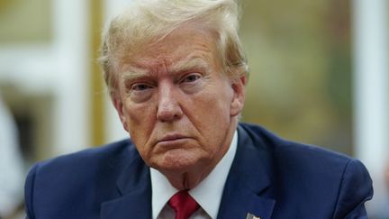 Donald Trump at the New York State Supreme Court, during the civil fraud trial against the Trump Organization, in New York, December 7, 2023. (EDUARDO MUNOZ ALVAREZ / AFP)