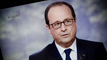 &nbsp; (François Hollande lors de son intervention à la télévision © MAXPPP / IP3 Press)