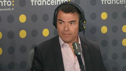 Vincent Rodriguez, directeur des sports de Radio France, était l'un des deux invités médias du lundi 8 juillet 2019.&nbsp; (FRANCEINFO / RADIOFRANCE)