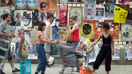 Sur le "off" du Festival d'Avignon en 2016.&nbsp; (BERTRAND LANGLOIS / AFP)