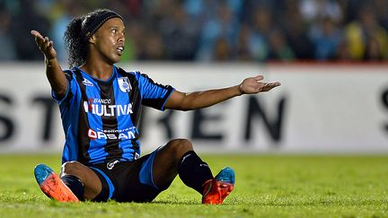 Ronaldinho est rentré à Queretaro. (ISAAC ORTIZ / MEXSPORT)