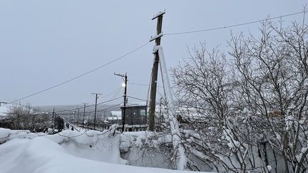 La colonie pénitentiaire IK-3, créée sur le site d'un ancien camp du goulag. Surnommée "Loup polaire", c'est là qu'était emprisonné Alexeï Navalny. (SYLVAIN TRONCHET / RADIO FRANCE)