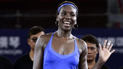 L'Américaine Venus Williams heureuse