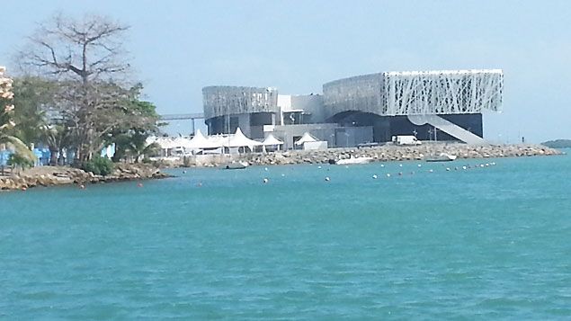 &nbsp; (Le Memorial Acte en Guadeloupe, un espace de 7800m2 dédié à l'histoire de l'esclavage © Radio France / Cécilia Arbona)