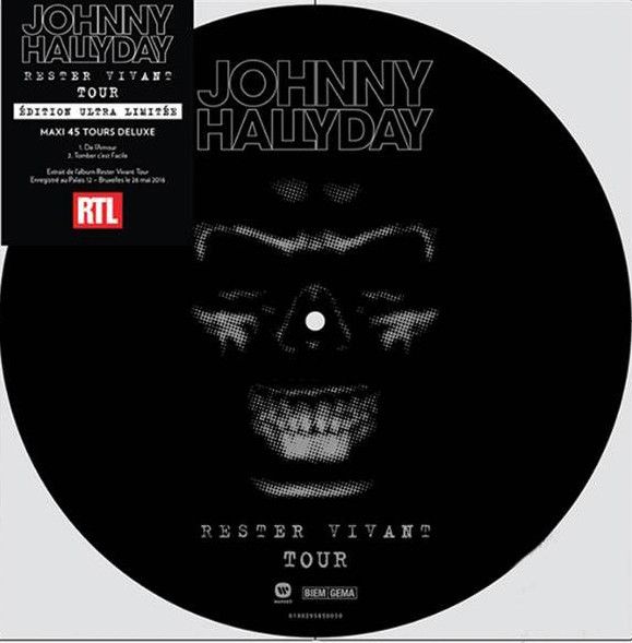 Johnny Hallyday : maxi 45 tour du Disquair Day 2017
 (Warner)