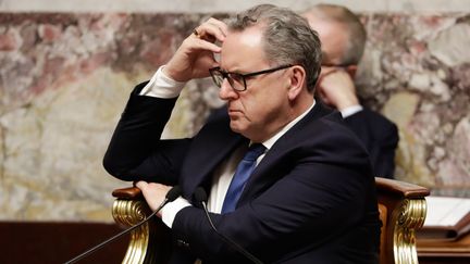 Le président de l'Assemblée Nationale Richard Ferrand le 11 décembre 2018. (THOMAS SAMSON / AFP)