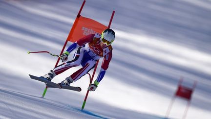 Le Fran&ccedil;ais Alexis Pinturault lors de la descente du super combin&eacute;, aux Jeux olympiques d'hiver &agrave; Sotchi (Russie), le 14 f&eacute;vrier 2014. ( AFP )