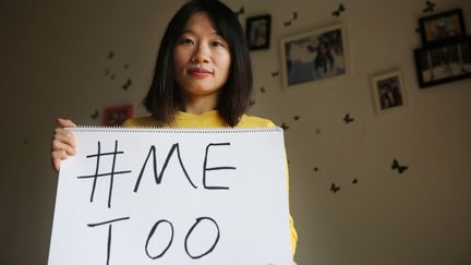 Journalist Huang Xueqin at her home in Shenzhen, China, August 12, 2017. (SOUTH CHINA MORNING POST via GETTY IMAGES)