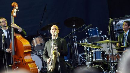 Le saxophoniste israélien Eli Degibri, patron du Red Sea Jazz Festival, ici sur scène en juillet 2014 lors du Nice Jazz Festival
 (Richard Ray / PhotoPQR / Nice Matin / MaxPPP)