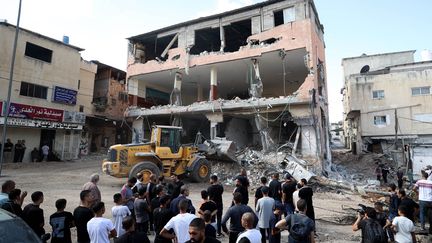 Le camp de Nour Shams, en Cisjordanie occupée, vendredi 20 octobre 2023. (ISSAM RIMAWI / ANADOLU VIA AFP)