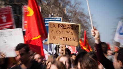 &nbsp; (Des milliers de jeunes ont défilé ce jeudi dans les rues de Paris © MaxPPP)