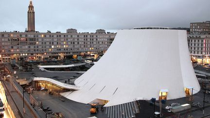 Maison de la Culture du Havre (Le Volcan, dessiné par Niemeyer)
 (CHARLY TRIBALLEAU / AFP)