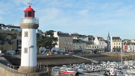 View of the Palais port in Belle-île-en-Mer (Morbihan).  (Aurélie Lagain/Radio France)