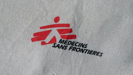 Le logo de Médecins Sans Frontières.  Photo illustrative.  (RICCARDO MILANI / HANS LUCAS / VIA AFP)