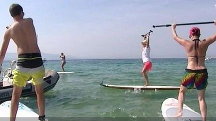 Le fitness sur paddle, le sport de l'été