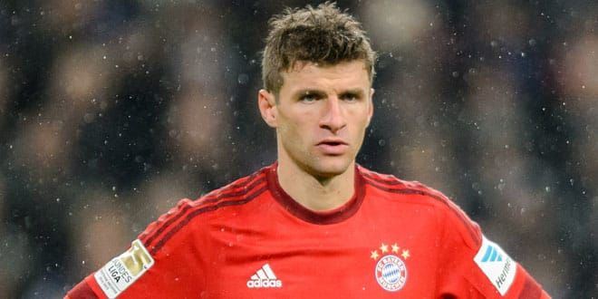 Le joueur allemand, Thomas Muller