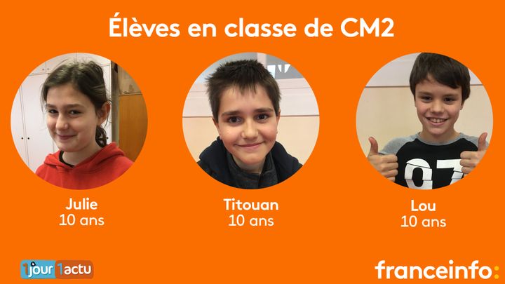 franceinfo junior, une émission en partenariat avec le magazine d'actualités pour enfants 1jour1actu et 1jour1actu.com. (FRANCE INFO / RADIO FRANCE)