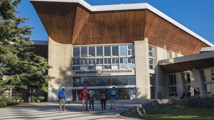 Le campus de l'Université Grenoble-Alpes. Des tags antisémites visant le président de l'université ont été inscrits dans la nuit du 2 au 3 septembre 2018.&nbsp; (GUIZIOU FRANCK / HEMIS.FR / AFP)