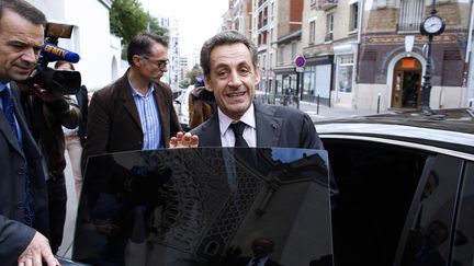 L'ancien pr&eacute;sident de la R&eacute;publique Nicolas Sarkozy, le 7 octobre 2013 &agrave; Paris. (THOMAS SAMSON / AFP)