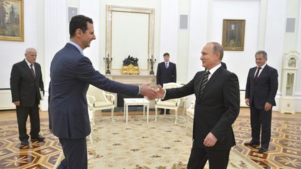 &nbsp; (Bachar al-Assad rencontre Vladimir Poutine à Moscou © Ria Novosti / Reuters)