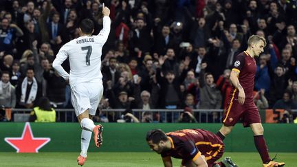 Ronaldo a délivré le Real Madrid face à la Roma (GERARD JULIEN / AFP)