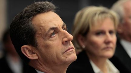 &nbsp; (Nicolas Sarkozy très embarrassé par l'affaire Morano © REUTERS / Charles Platiau)