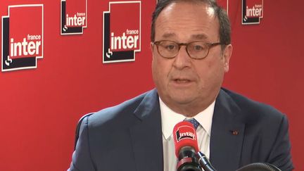 François Hollande invité de France Inter mardi 2 avril.&nbsp; (RADIO FRANCE / CAPTURE D'ÉCRAN)