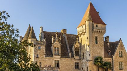 France, Dordogne, Périgord Noir, Vallée de la Dordogne, Castelnaud-la-Chapelle, labellisé Les Plus Beaux Villages de France, château des Milandes, ancienne demeure de Joséphine Baker (CAVALIER MICHEL / HEMIS.FR / HEMIS.FR)