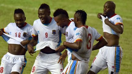 Les joueurs de la RD Congo (ISSOUF SANOGO / AFP)