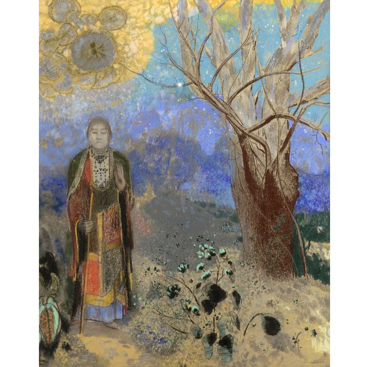 Odilon Redon, "Le Bouddha", 1906-1907, Paris, musée d’Orsay
 (RMN-Grand Palais (musée d&#039;Orsay) / Hervé Lewandowski)