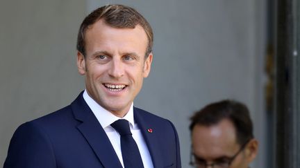 Emmanuel Macron à l'Elysée, le 10 septembre 2019 à Paris. (LUDOVIC MARIN / AFP)