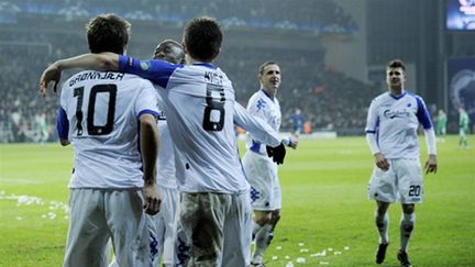 La joie de Jesper Gronkjaer du FC Copenhague (CLAUS BECH / SCANPIX DENMARK)