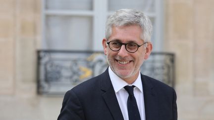 Le président de la Fédération hospitalière de France Frédéric Valletoux à l'Elysée le 18 septembre 2018. (LUDOVIC MARIN / AFP)