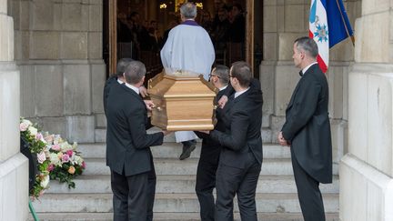 Les obsèques de Michèle Morgan, à l'église Saint Pierre de Neuilly-sur-Seine (23 décembre 2016)
 (Pierre Villard / SIPA)