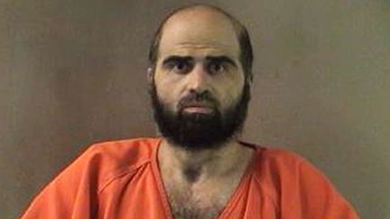 Portrait non dat&eacute; de Nidal Hasan, ancien psychiatre de l'arm&eacute;e am&eacute;ricaine, condamn&eacute; pour l'assassinat de treize personnes sur la base de Fort Hood, au Texas. (AP / SIPA)