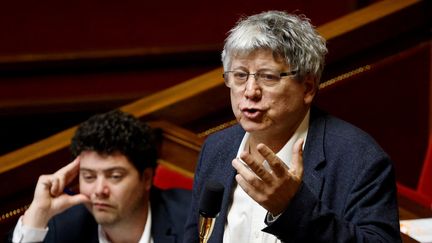 Le député La France insoumise de Seine-Saint-Denis Eric Coquerel à l'Assemblée nationale, le 7 février 2023. (LUDOVIC MARIN / AFP)