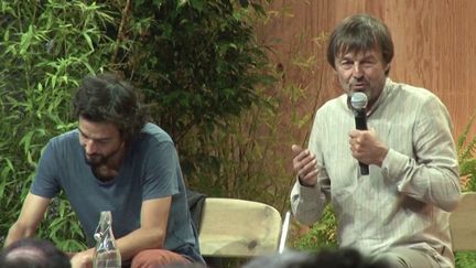 Après quarante ans de vie publique et politique, Nicolas Hulot a annoncé mercredi 24 novembre son retrait définitif de l'espace médiatique. (CAPTURE D'ÉCRAN FRANCE 3)