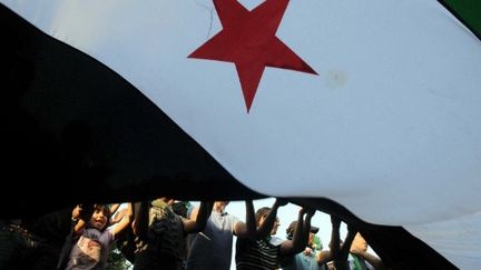 Manifestation anti-Assad, le 2 novembre au Caire, où a été conclu le plan de sortie de crise. (MOHAMMED HOSSAM / AFP)