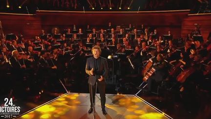 Jonas Kaufmann chante un air du Parrain de Nino Rota aux Victoires de la musique classique le 1er février.
 (Capture d&#039;écran Culturebox France 3)