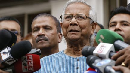 Muhammad Yunus, prix Nobel de la paix en 2006 (REHMAN ASAD / AFP)